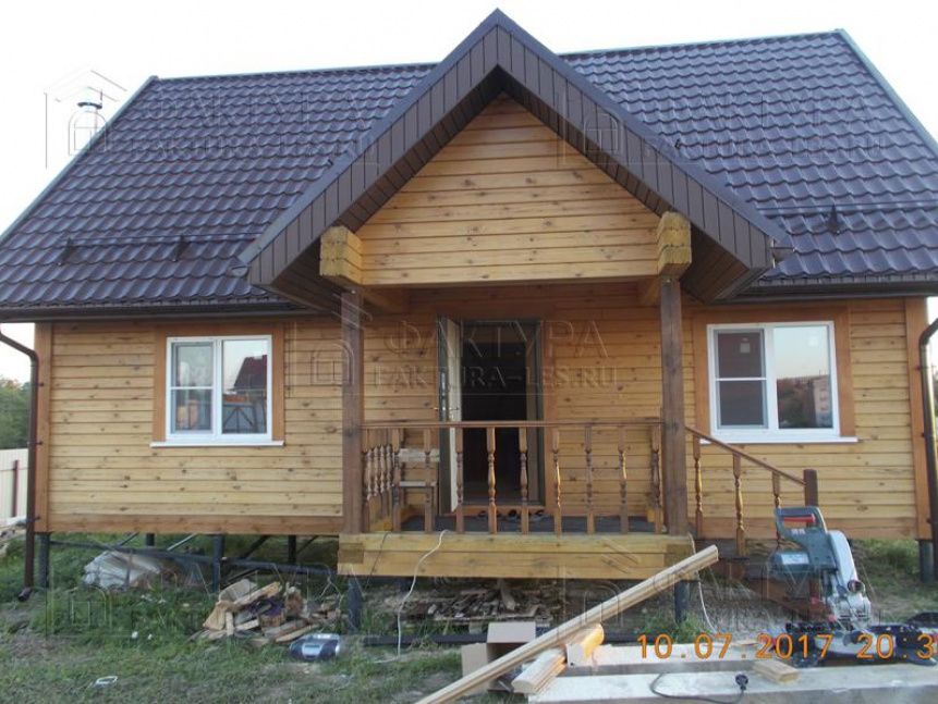 Одноэтажный дом из бруса Емеля - Московская обл.