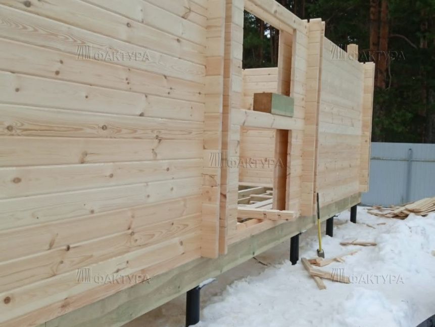 Индивидуальный проект из бруса — Московская обл., Раменский р-н, д.Минево - №17