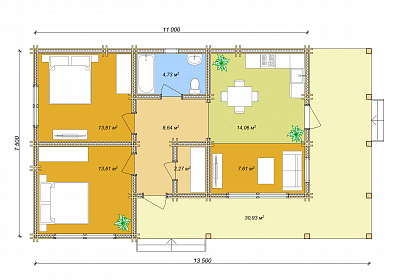 План 1 этажа