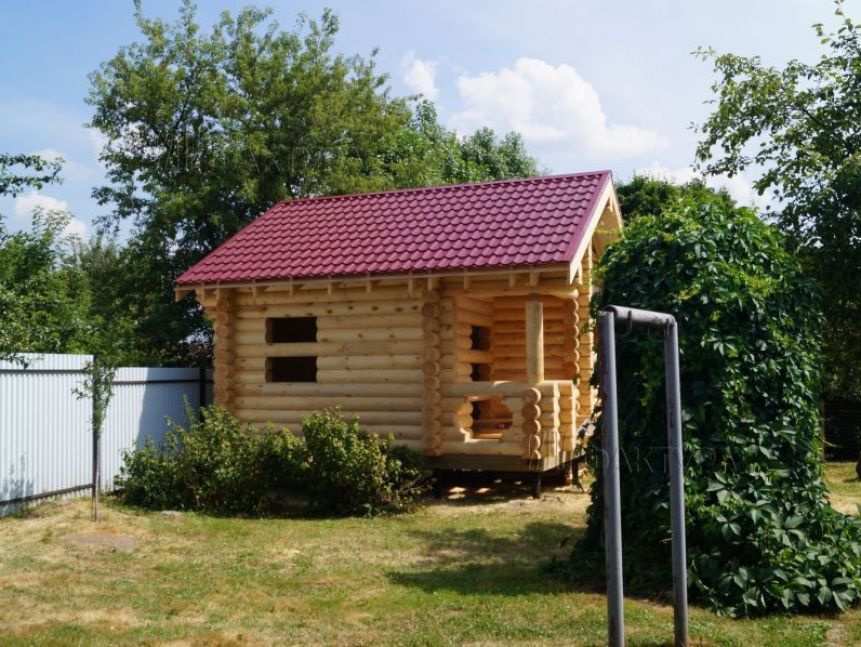 Проект бани из бревна Б-1 в Тульской обл. — №2