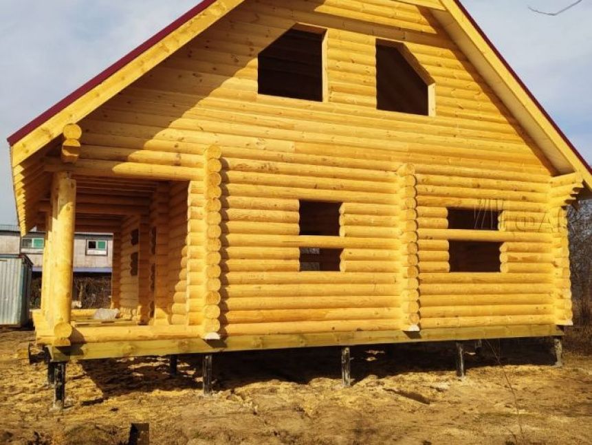 Проект дома из бревна Дымница — №18