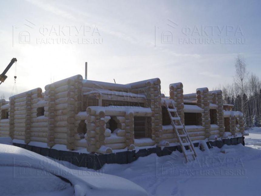 Коттедж из бревна Пушкино в Московской обл. - №9