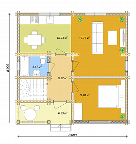 План 1 этажа