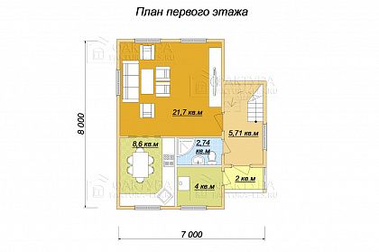 План 1 этажа