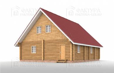 Проект дома из бревна Базовый 10х12