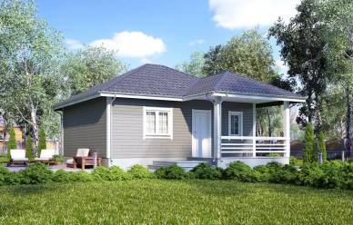 Проект каркасного дома Волжский 2