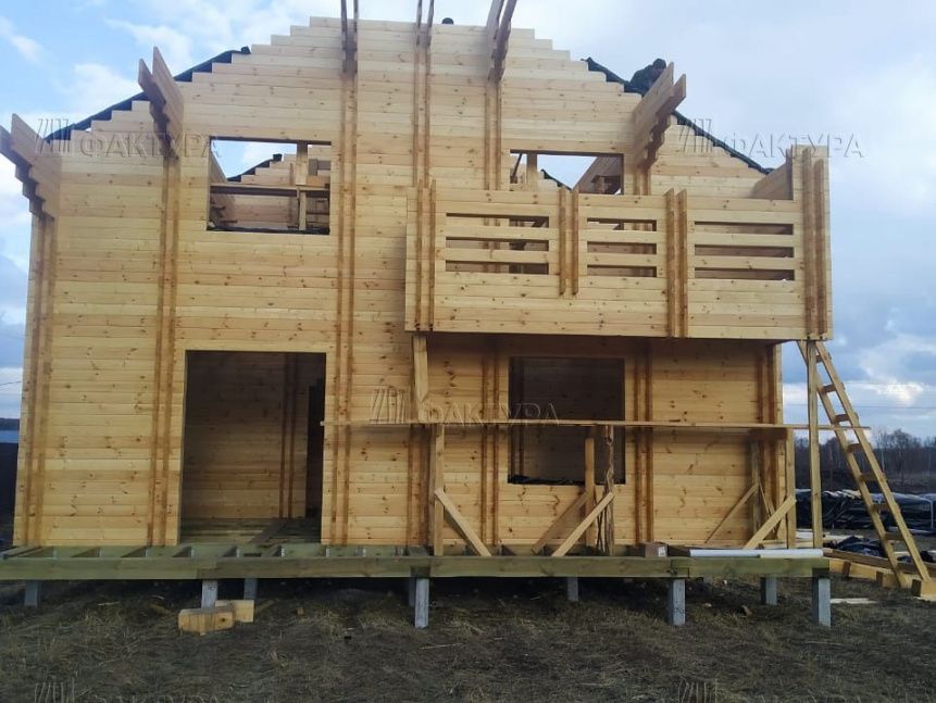Индивидуальный проект из бруса — Московская обл., Коломенский р-н, д.Нецепино - №18