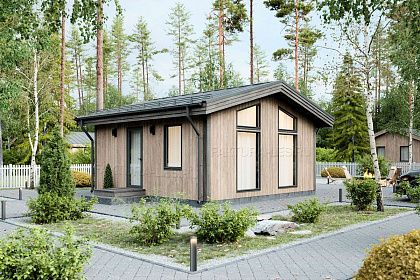 Проект каркасного дома &laquo;Сканди-01&raquo;, 31.4 м².