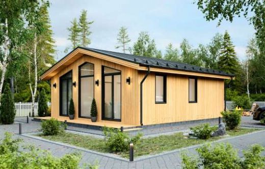 Проект каркасного дома «Сканди-05» 57.8 м²