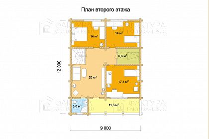 План 2 этажа