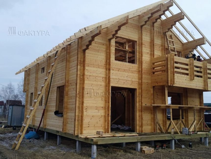 Индивидуальный проект из бруса — Московская обл., Коломенский р-н, д.Нецепино - №28