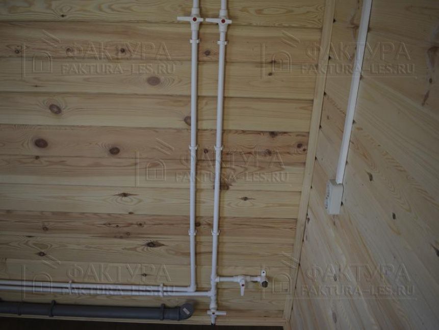 Проведение коммуникаций в деревянном доме - проект Емеля