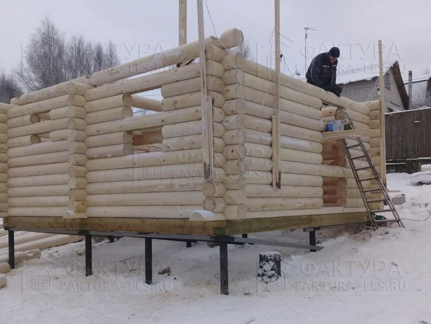 Стройка из бревна - проект Б-20