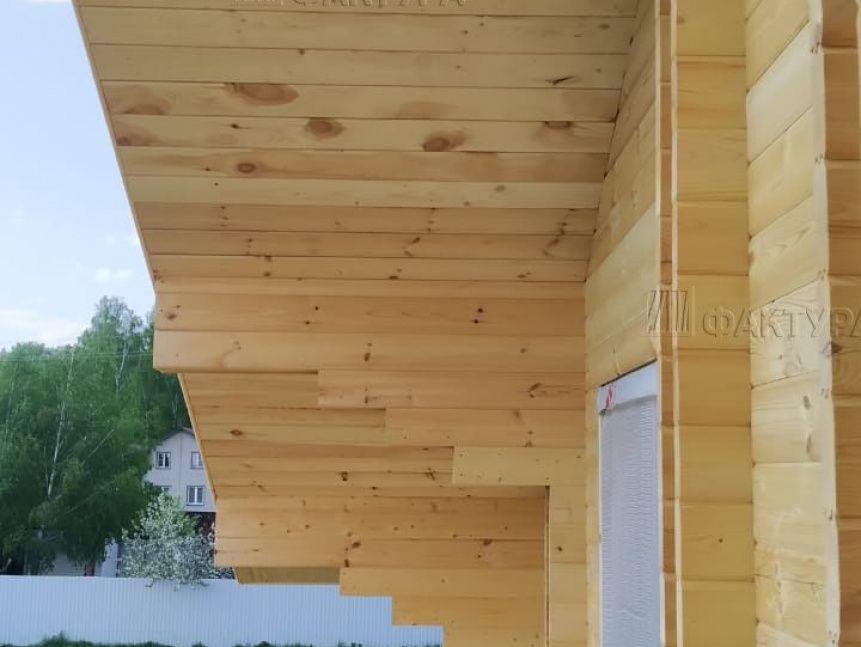 Индивидуальный проект из бруса — Московская обл., Коломенский р-н, д.Нецепино - №48