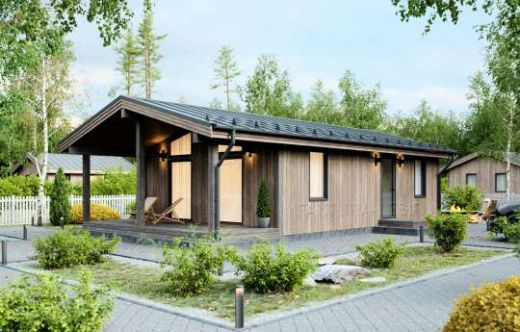 Проект каркасного дома «Сканди-04» 65.8 м²