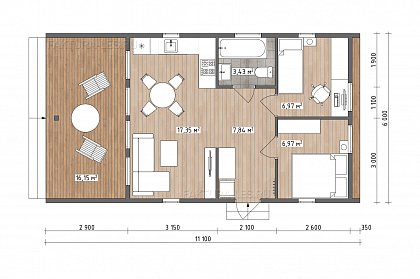 План 1 этажа