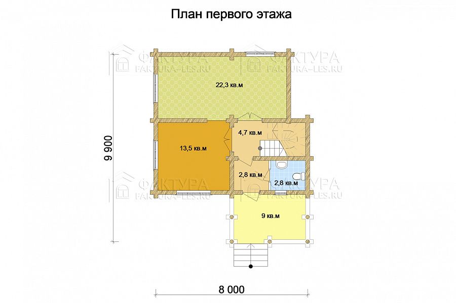 План 1 этажа