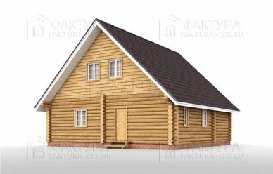 Проект дома из бревна Базовый 10х10