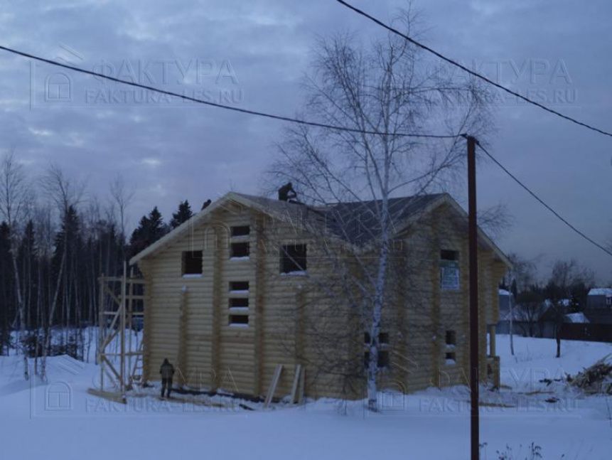 Коттедж из бревна Пушкино в Московской обл. - №14