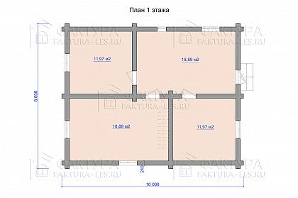 План 1 этажа