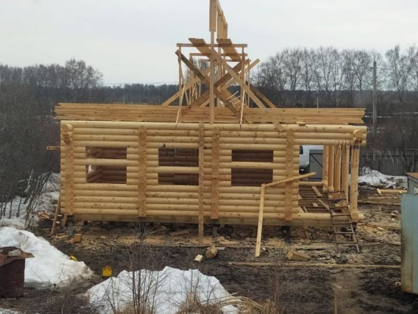 Проект дома из бревна Дымница — №9