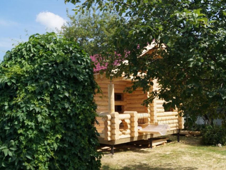 Проект бани из бревна Б-1 в Тульской обл. — №3