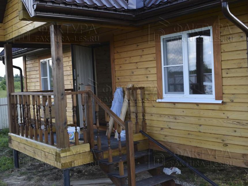 Отделочные работы в доме из бруса - проект Емеля в Московской обл.